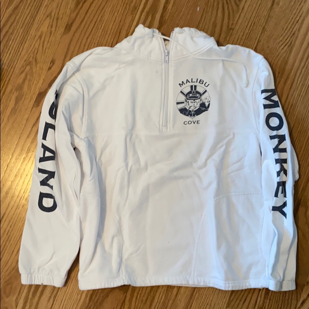 Brandy Melville monkey island quarter zip